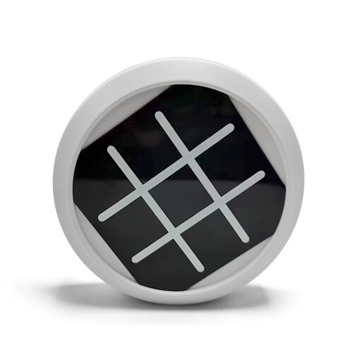 (White) [Mini Portable | 4 Game Modes] Mini Portable 1 Tic-Tac-Toe Game Console | 4 Game Modes | Memory/Battle/Speed/Level-Breaking