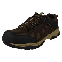 (Brown, UK 9) Mens Northwest Territory Waterproof Lace Up Outdoor Shoes - Steen