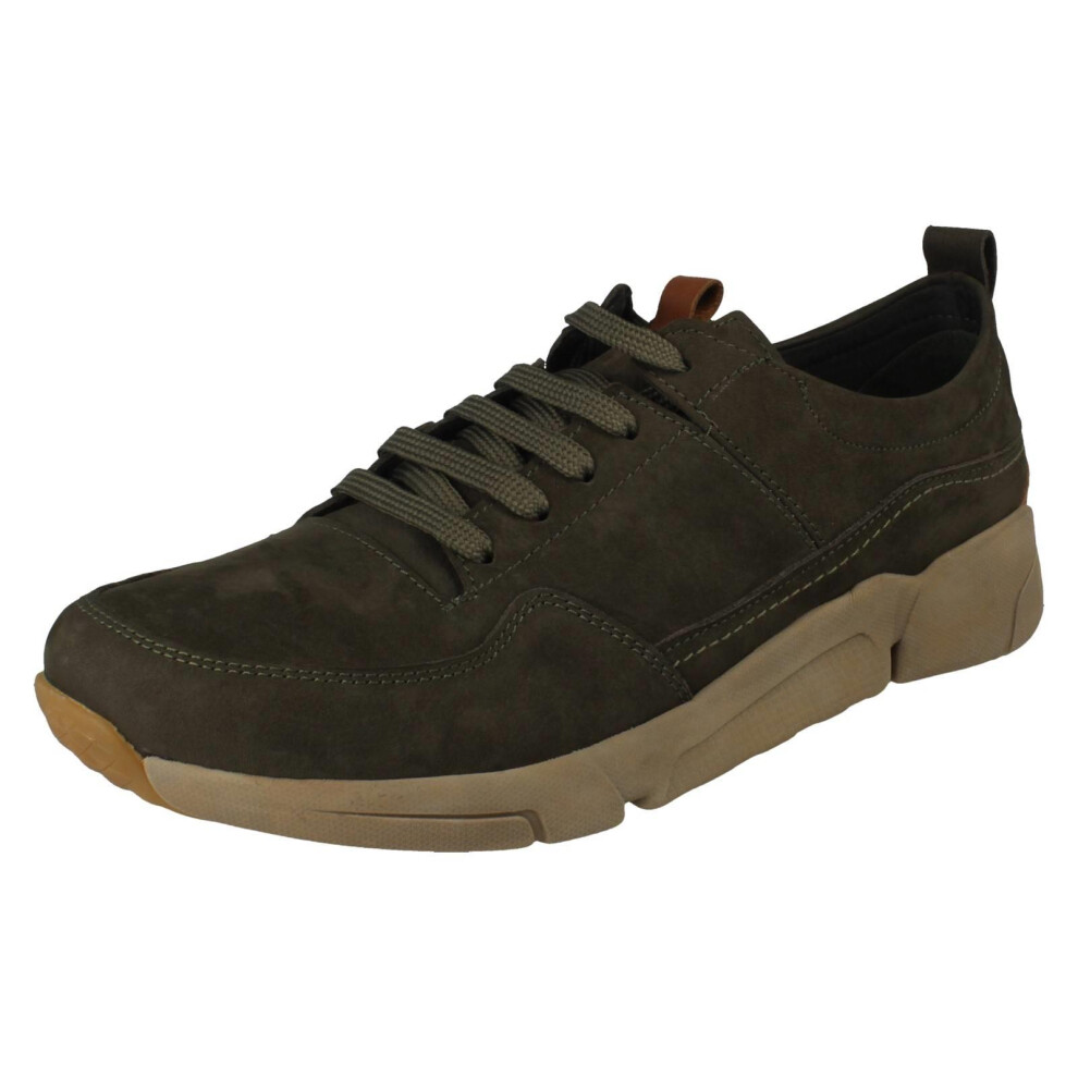 Padders (Green, Uk 7) Mens Lace Up Nubuck Trainers - Max
