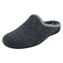 (Grey, UK 10) Mens Padders Mule Slippers - Orion