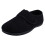 Padders (Black, UK 12) Mens Padders Hook & Loop Slippers - James 1