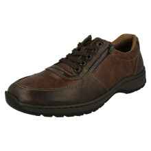 (Brown, UK 11) Mens Rieker Casual Lace Up Shoes 03329