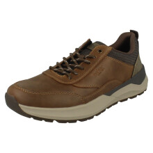 (Brown, UK 12) Mens Rieker Extra Wide Fit Casual Shoes 06000