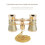 2pcs 3X25 Opera Viewing Binoculars All Metal with Handle/Chain Ladies Retro Small Binoculars  Binocular 4