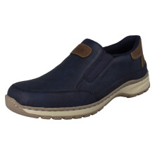 (Blue, UK 9) Mens Rieker Extra Wide Fit Removable Insoles Casual Shoes 03365