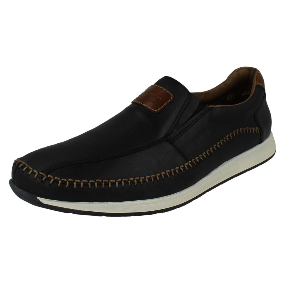 Rieker (Blue, Uk 11) Mens Antistress Slip On Shoes 11962