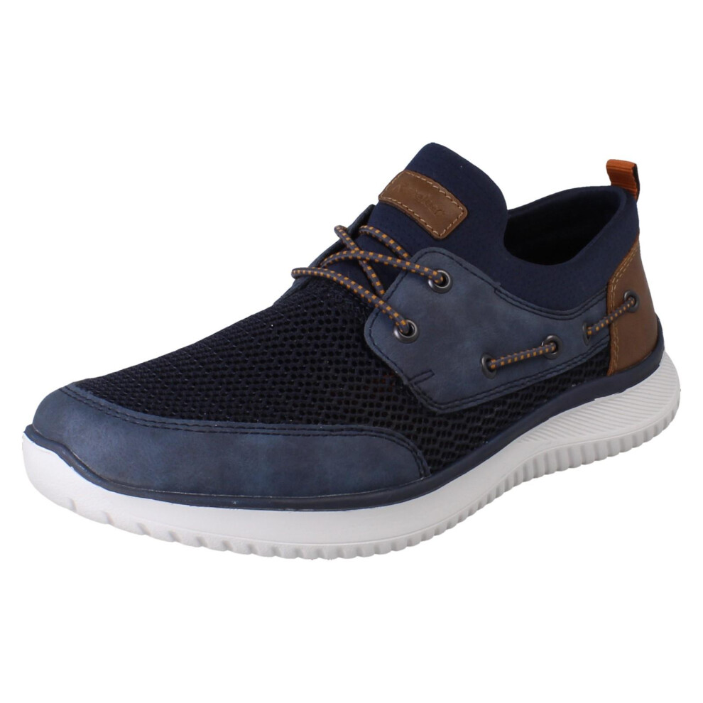 Rieker (Blue, Uk 9.5) Mens Slip On Shoes B9643