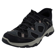 (Black, UK 7.5) Mens Rieker Ready2Go Casual Slip On Summer Trainers, B8350