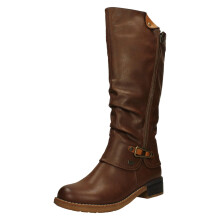 (Brown, UK 4) Ladies Rieker Knee High Boots Warm Lining With Rieker Tex 94652