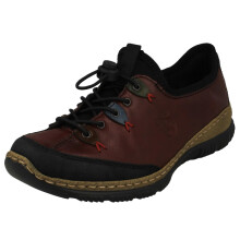 (Red, UK 6.5) Ladies Rieker Casual Everyday Shoes N3271
