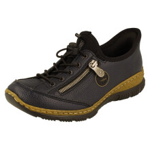 (Blue, UK 3.5) Ladies Rieker Casual Ready To Go Casual Shoes N3267