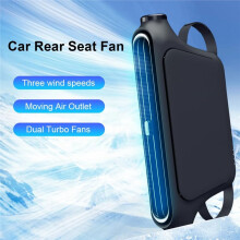 Rechargeable Car Fans-Cooling Fans with 3 Speeds & Adjustable Angle -Portable Air Circulator for Camping & Travel