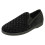 (Black, UK 12) Mens Slippers Pattern Detailed Full Slipper - Leo 1