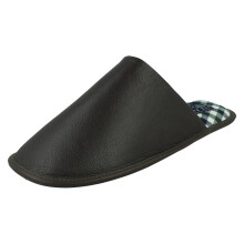 (Brown, UK 7) Mens Ted Baker Leather Mule Padded Slippers 'Ardin'