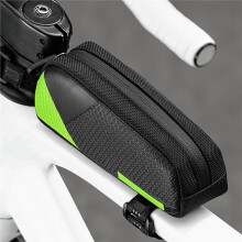 Bike Top Tube Bag Bike Frame Storage Bag Top Tube Bike Pouch for Road Mountain Bicycle Outdoor Cycling Green