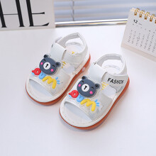 (White,16)Zapatos de paseo de verano para niños para bebés con diseño ligero cierre de cinta mágica ajustable