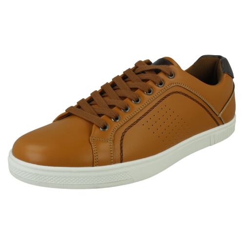 (Tan, UK 7) Mens Thomas Blunt Casual Pumps A2193