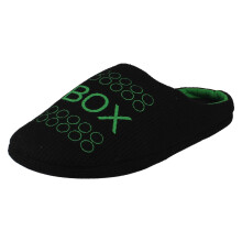 (Black, UK 9) Mens Xbox Indoor Loungewear Slippers 016263