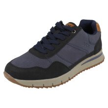 (Navy, UK 11) Mens Voi London Casual Lace Up Shoes A2227