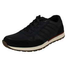 (Navy, UK 11) Men's Thomas Blunt Lace Up Shoes A2221