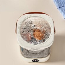 Lavatrice Elettrica per Casa, Dormitorio Studentesco, per Lavare Biancheria Intima e Calzini, con Funzione di Centrifuga, Spina Europea.