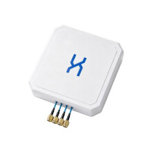 Antenna Direzionale Hiveton HADM1 5G Ad Alto Guadagno da 15 DBi (600-6000 MHz) A Polarizzazione Circolare per Esterni, Ideale per CPE.