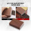 72Pcs Guitar Tool Kit Repair Maintenance Tools String Action Ruler Guitar Bridge Pins Strings Picks with Carry Bag 8