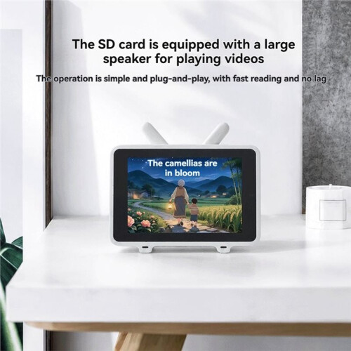 XiaoZhi AI TV Robot com Tela LCD de 3,5 Polegadas, Câmera 10 em 1 de 5MP, Microfone Duplo, Previsão Do Tempo, Relógio e Chat para Placa de 2