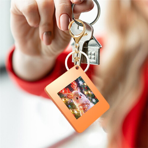 1.54 Inch NFC Function Memory E-Paper Ink 4 Colors Display Screen Image Wireless Transmission Keychain Ink Screen Orange 2