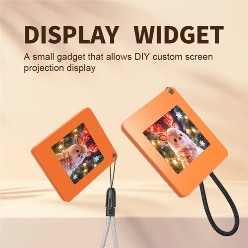 1.54 Inch NFC Function Memory E-Paper Ink 4 Colors Display Screen Image Wireless Transmission Keychain Ink Screen Orange 2
