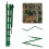 Hunting Concealment Branch Screening Stand,Portable Tree Stand Accessory, Adjustable Multi-Hook Camo Support for Hunting 2