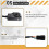 2X HXJS-4805D Model Electric Pedal Accelerator 0-4.65V Output 12-96V Input Accelerator Control Box Accelerator Coil 9