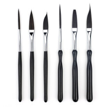 6-Teiliges Pinstriping-Pinselset, Pinsel für Feine Linien, Pinselset für Acryl- und Aquarellfarben