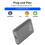 3X MSATA to USB 3.1 Gen2 10Gbps SSD Enclosure Adapter Case with Type C Port for MSATA Internal Solid State Drive 7
