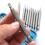 50Pcs Extra Long Reach Bit Set 75mm Security Screwdriver Bits Star Hex Square Spanner Bit 3