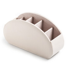 Leder-Organizer für Heimdeko, Kosmetikartikel und Fernbedienung (Beige): Beige Überraschungsgeschenk