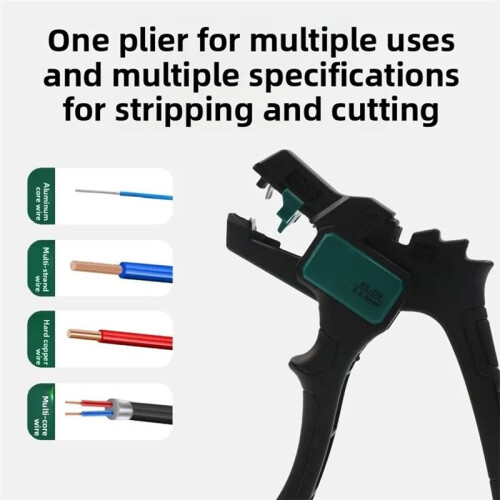 Multifunctional Duck Bill Wire Stripper with Adjustable Strip Length for Electricians 2