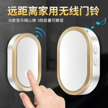 Timbre/llamador con control remoto de largo alcance compatible con Cacazi A99 Home Smart, ideal para personas mayores. Especificaciones: Estándar del