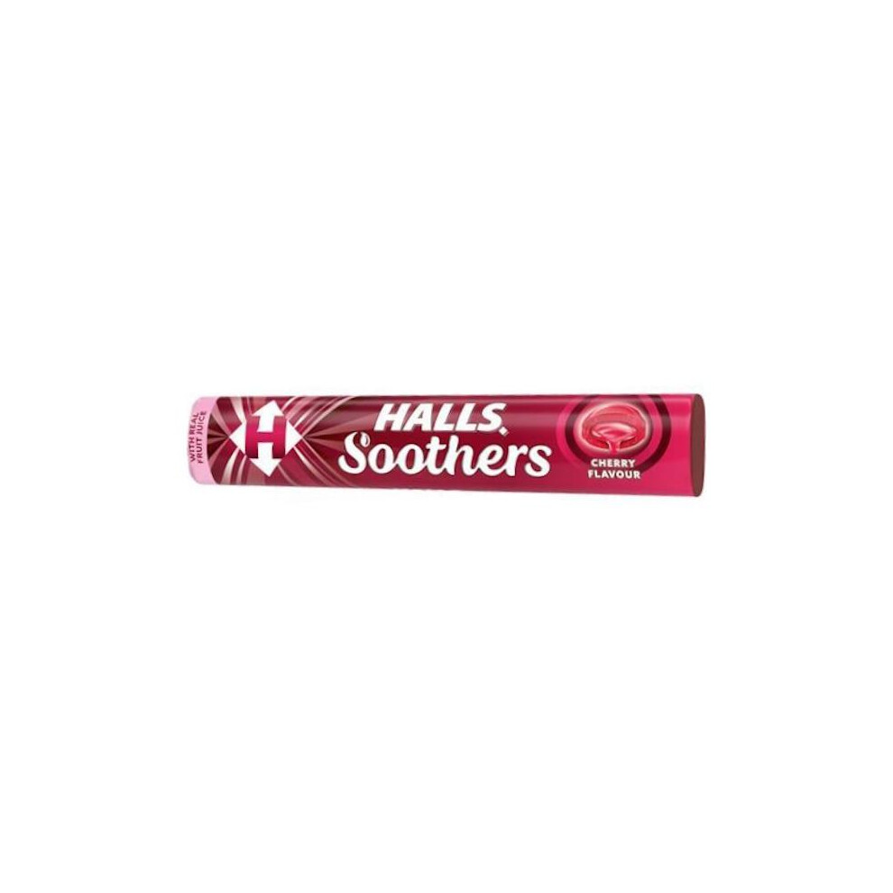Halls 12 X Soothers Cherry Flavour 45G