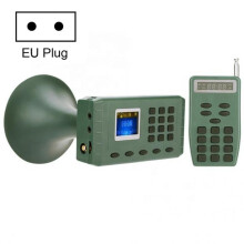 Mégaphone/lecteur de chants d'oiseaux/appeau MP3 avec télécommande pour extérieur (norme européenne) : prise UE - Cadeau surprise