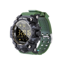 Ex16S Sport Smartwatch, IP67 Waterdicht, Geschikt voor Buitenactiviteiten, Bluetooth Afstandsbediening, Stappenteller, Lange Standby Tijd (Groen): Gr