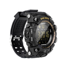 Ex16S Sport Smartwatch, IP67 Waterdicht, Geschikt voor Buitenactiviteiten, Bluetooth Afstandsbediening, Stappenteller, Lange Standby Tijd (Zwart): Zw