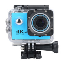 Wifi Waterproof Action Camera, Cycling 4K Camera, Ultra-Diving 60Pfs Camera Helmet, Bicycle Cam, Underwater Sports 1080P Camera (Blue) :blue Surprise