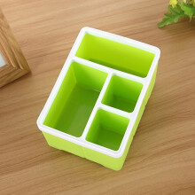 Bunte Kosmetikbox für den Schreibtisch, Schmuckkästchen, Aufbewahrungsbox für Fernbedienungen (Farbe: Grün) :grünes Überraschungsgeschenk