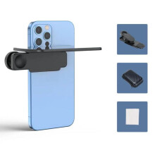 Verstellbarer Spiegelclip für Handy-Reflexionsaufnahmen, ideal für Outdoor-Reisen, Selfies und mehr. Farbe: Schwarz