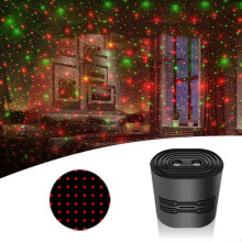 Mini luz ambiental láser recargable USB C209 para escenario, especificaciones: Cielo estrellado individual (negro): estilo estrella individual (negro