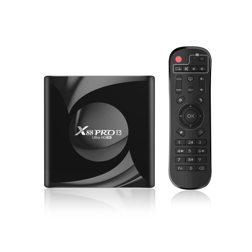 X88 Pro 13 Android 13.0 Smart Network Set-Top Box With Compatible Remote Control, Rk3528 Quad-Core, 2Gb+16Gb (Uk Standard) :2Gb+16Gb Surprise Gift 9072918040363