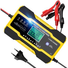 Chargeur de batterie intelligent entièrement automatique à charge lente pour batterie de voiture Ampère