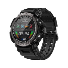 Lokmat Attack Pro Outdoor Sports Watch, 1.39-Inch, Bluetooth 5.1, Supports Bluetooth Calling/Heart Rate/Sleep/Blood Pressure Health Monitoring (Silve