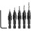 Countersink Drill Bit Set, Quick Change Wood Drill, 5 Piece Wood Countersink Set, 1 Hex Shank 1